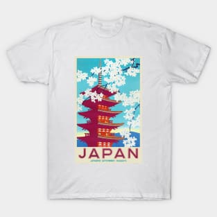 Japan Vintage Travel Poster 1930s T-Shirt